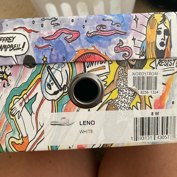 Jeffrey Campbell Leno White Slide - Picture 6 of 8